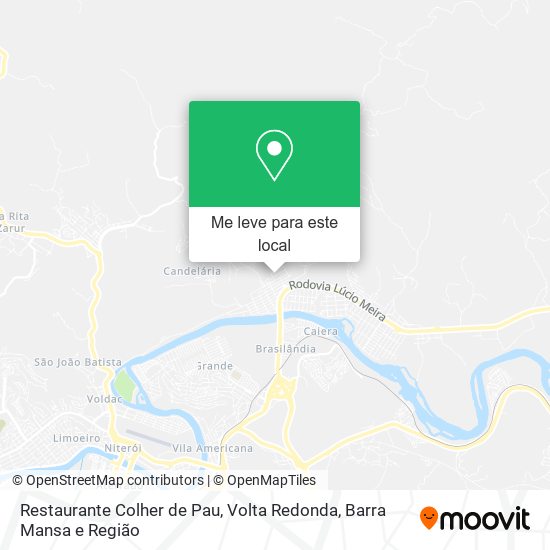 Restaurante Colher de Pau mapa