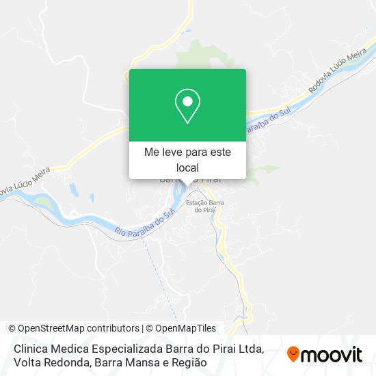 Clinica Medica Especializada Barra do Pirai Ltda mapa