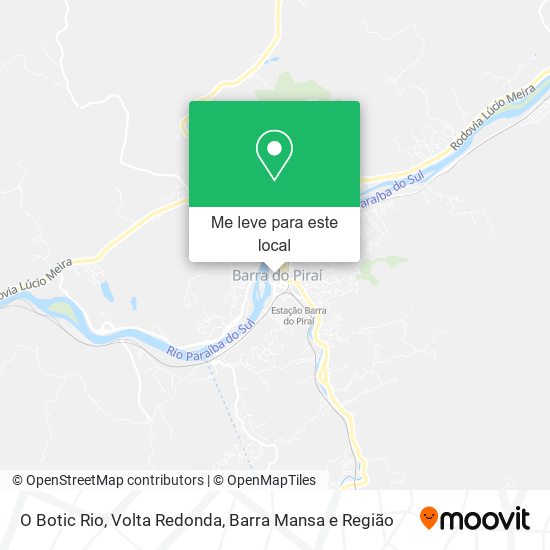 O Botic Rio mapa