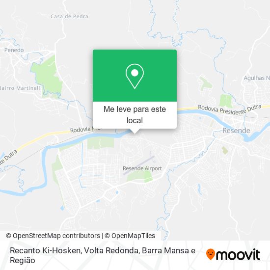 Recanto Ki-Hosken mapa