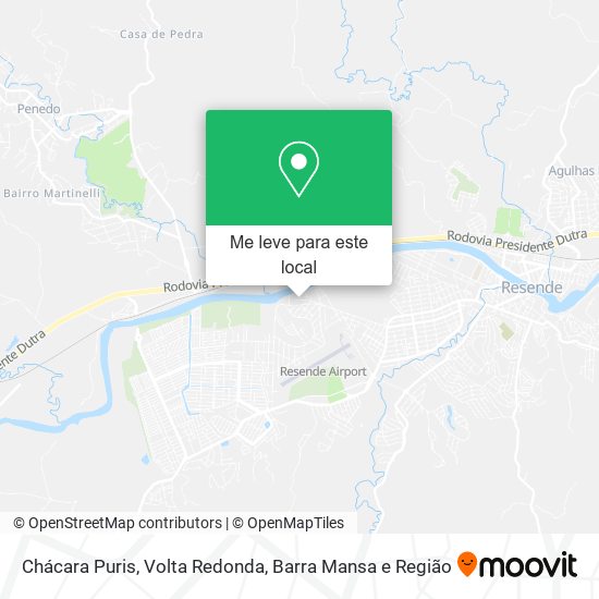 Chácara Puris mapa