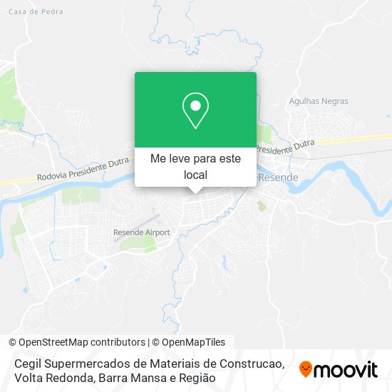 Cegil Supermercados de Materiais de Construcao mapa