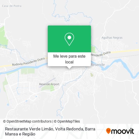 Restaurante Verde Limão mapa