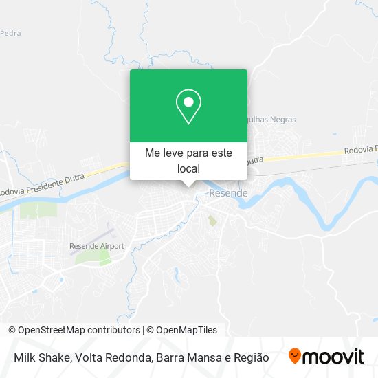 Milk Shake mapa