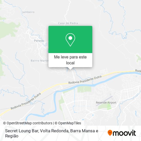 Secret Loung Bar mapa