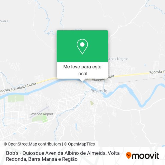 Bob's - Quiosque Avenida Albino de Almeida mapa