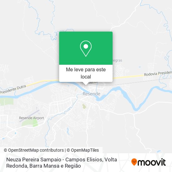 Neuza Pereira Sampaio - Campos Elisios mapa