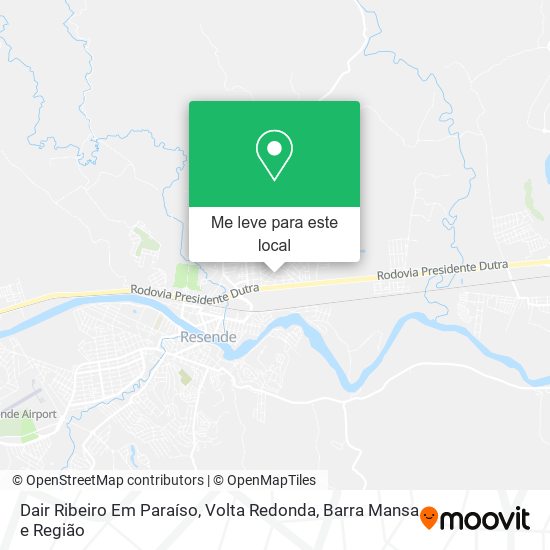 Dair Ribeiro Em Paraíso mapa