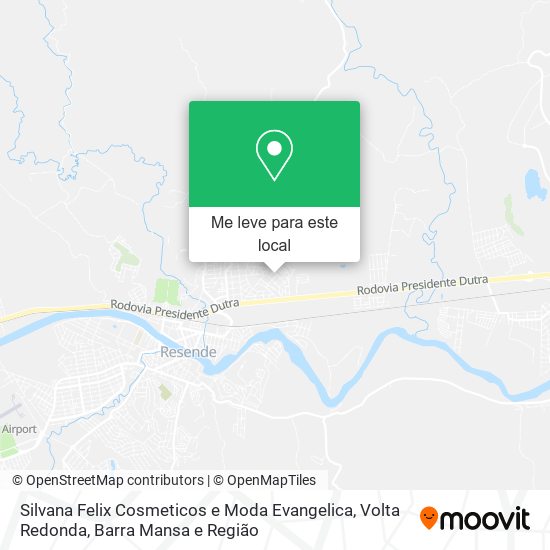 Silvana Felix Cosmeticos e Moda Evangelica mapa