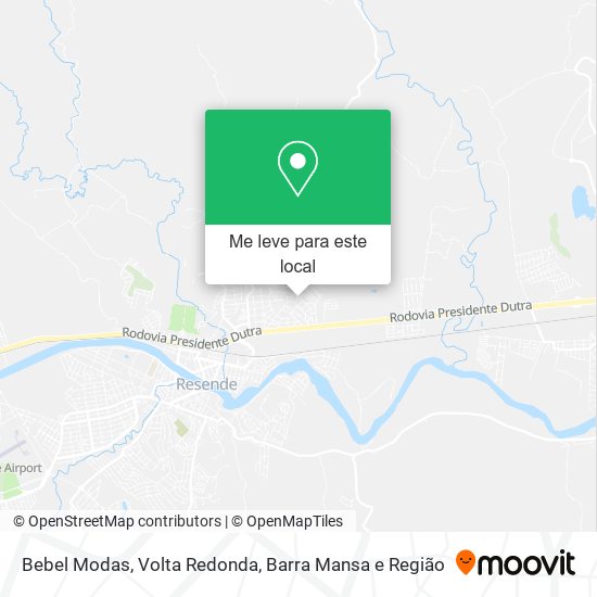 Bebel Modas mapa