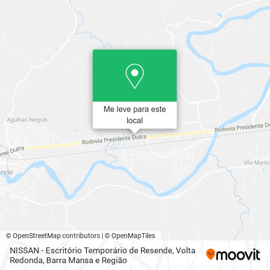 NISSAN - Escritório Temporário de Resende mapa