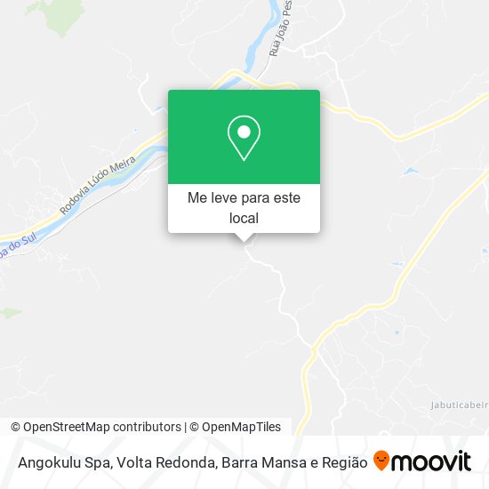 Angokulu Spa mapa