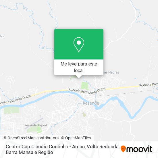 Centro Cap Cĺaudio Coutinho - Aman mapa