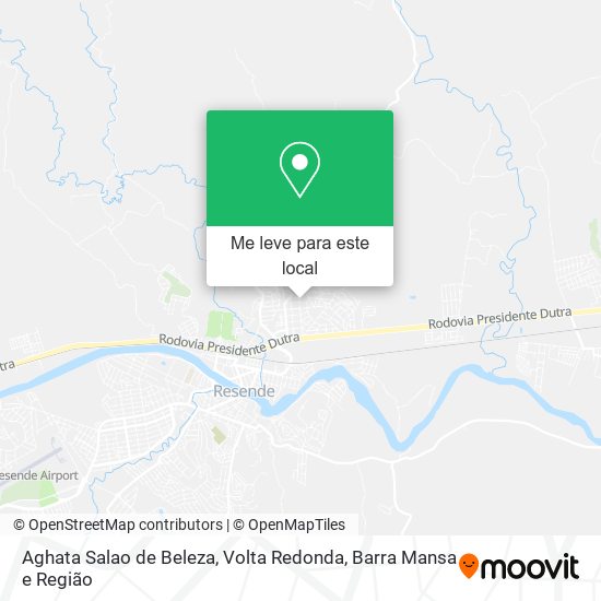 Aghata Salao de Beleza mapa