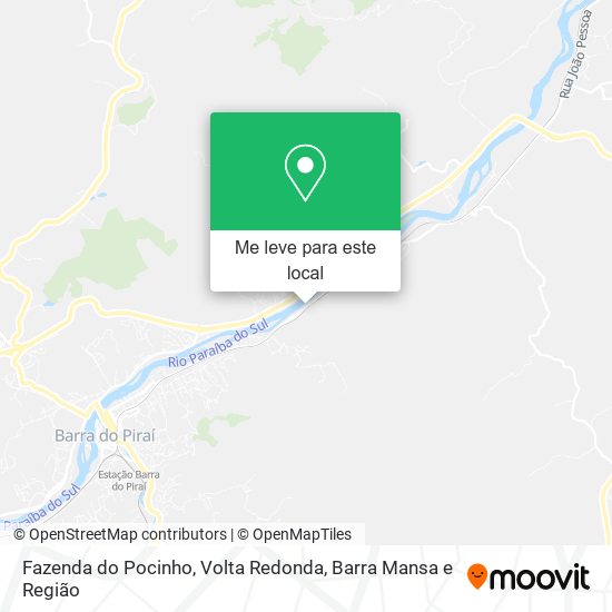 Fazenda do Pocinho mapa