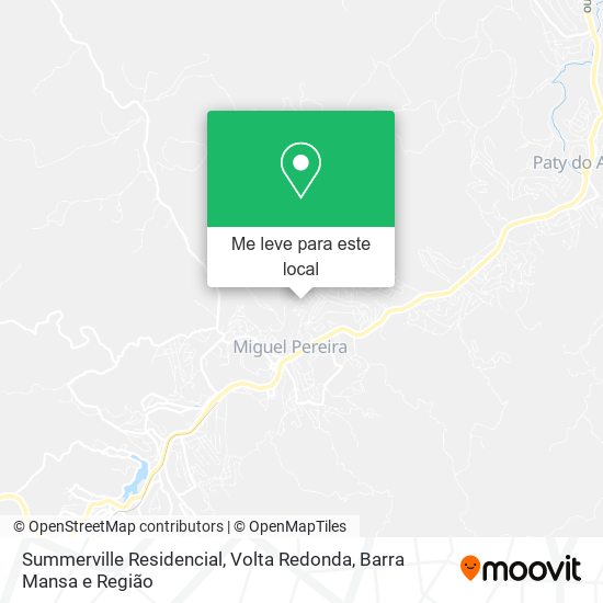 Summerville Residencial mapa