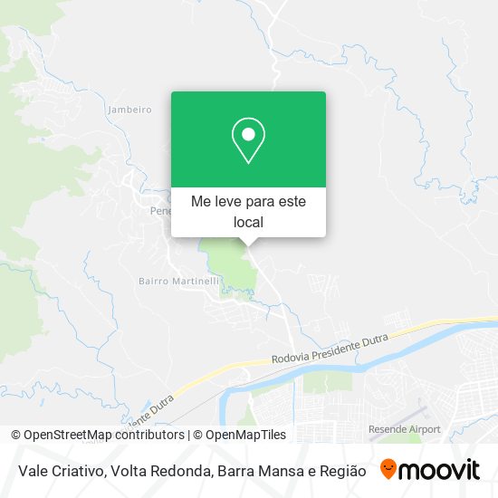 Vale Criativo mapa