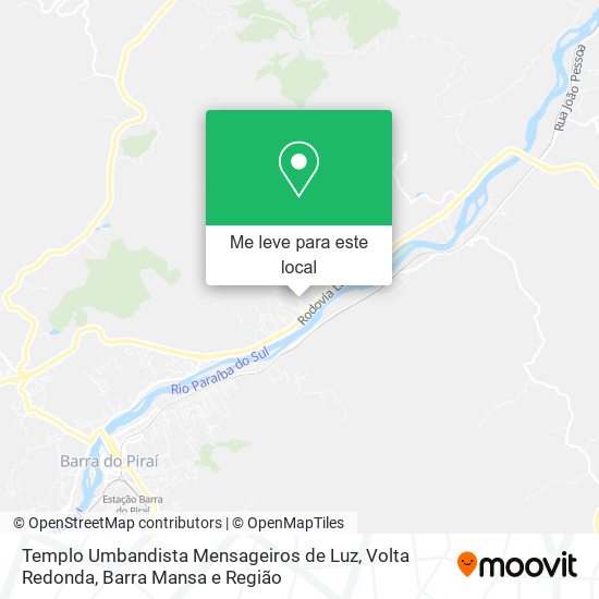 Templo Umbandista Mensageiros de Luz mapa