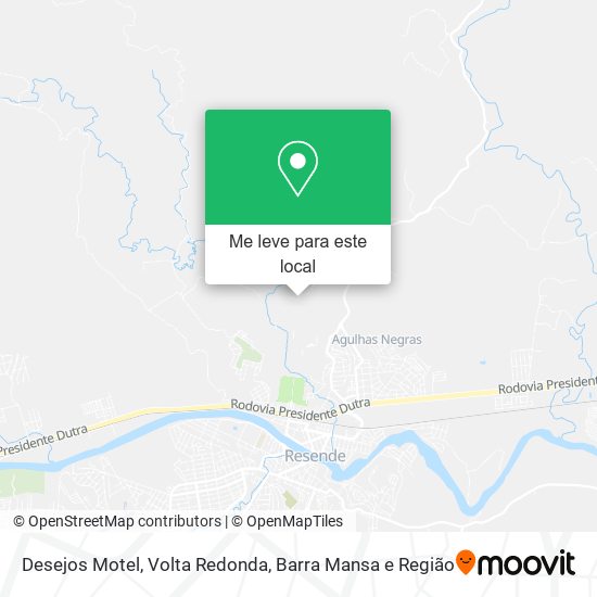 Desejos Motel mapa