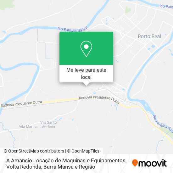 A Amancio Locação de Maquinas e Equipamentos mapa