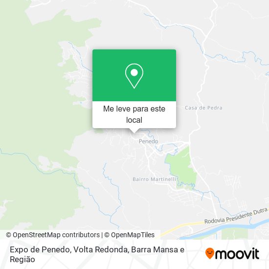 Expo de Penedo mapa