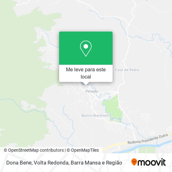 Dona Bene mapa