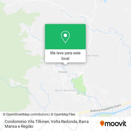 Condomínio Vila Tilkinen mapa