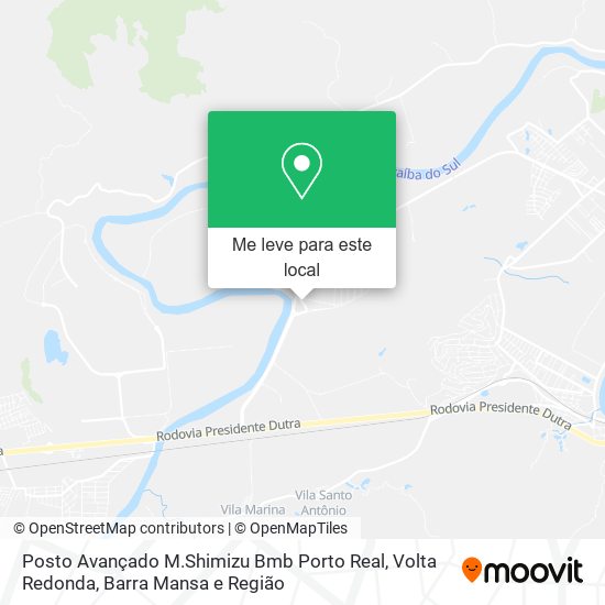 Posto Avançado M.Shimizu Bmb Porto Real mapa