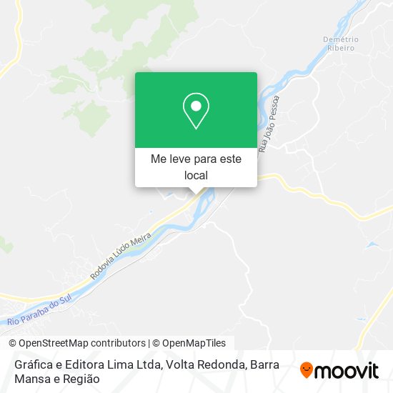Gráfica e Editora Lima Ltda mapa