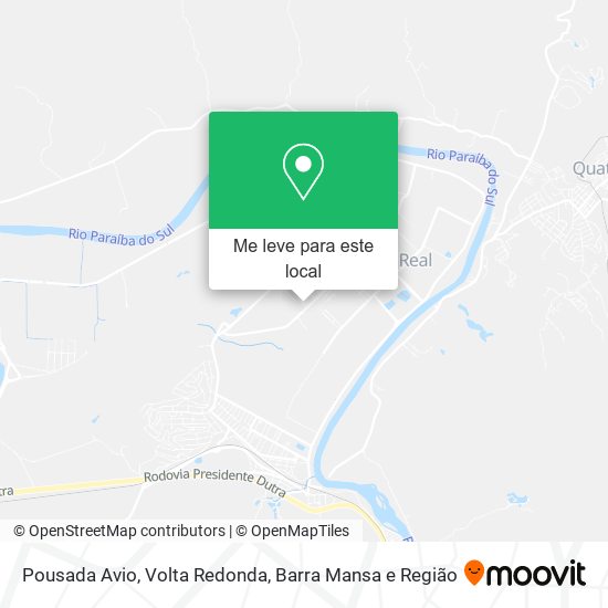 Pousada Avio mapa