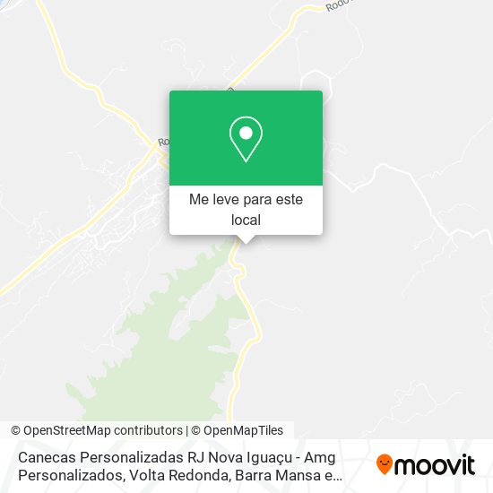 Canecas Personalizadas RJ Nova Iguaçu - Amg Personalizados mapa