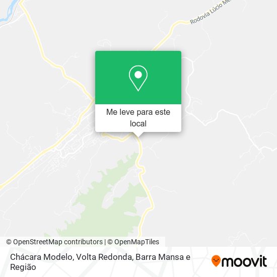 Chácara Modelo mapa