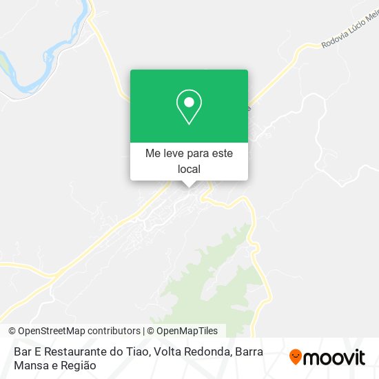 Bar E Restaurante do Tiao mapa