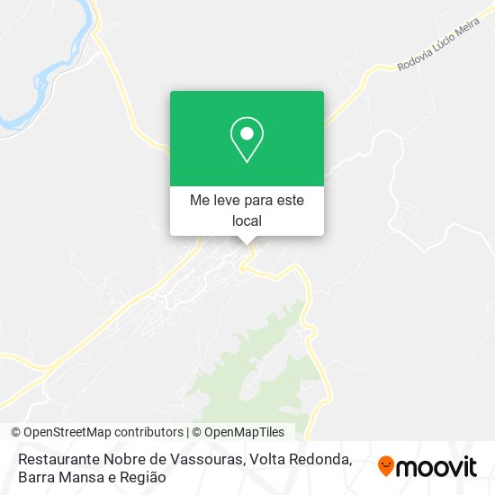 Restaurante Nobre de Vassouras mapa