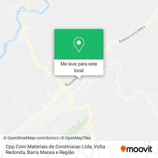 Cpp.Com Materiais de Construcao Ltda mapa