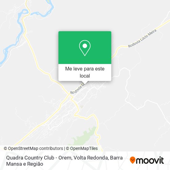 Quadra Country Club - Orem mapa