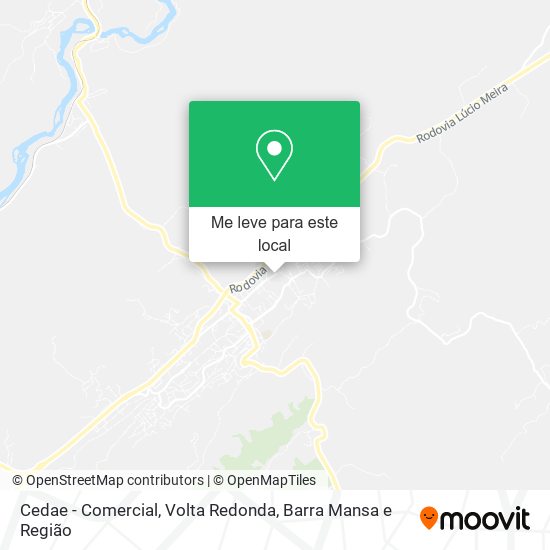 Cedae - Comercial mapa