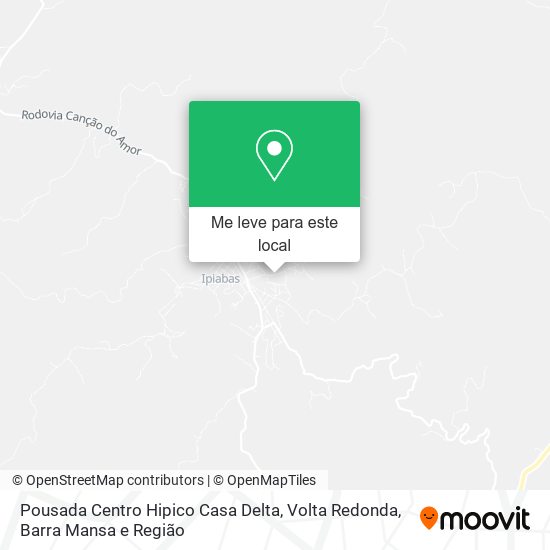 Pousada Centro Hipico Casa Delta mapa