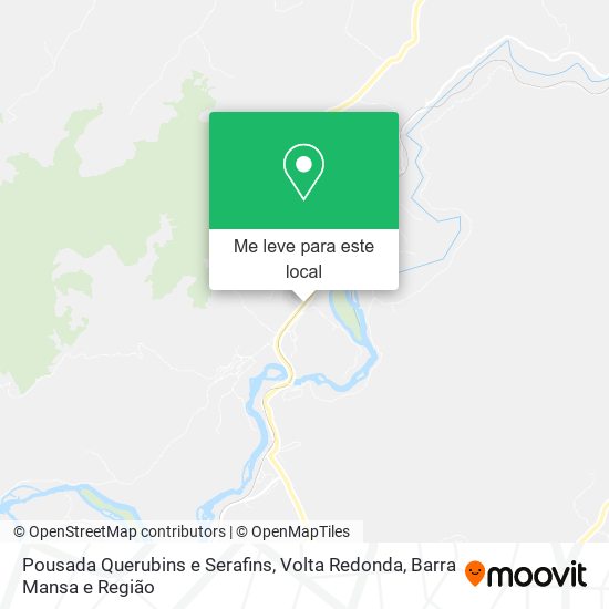 Pousada Querubins e Serafins mapa