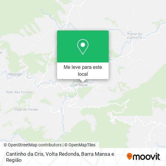Cantinho da Cris mapa