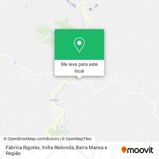 Fábrica Rigotex mapa