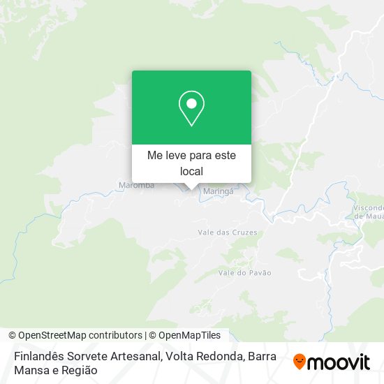 Finlandês Sorvete Artesanal mapa