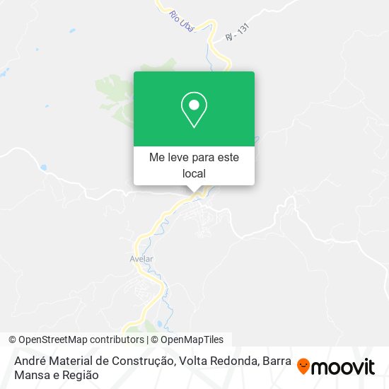 André Material de Construção mapa