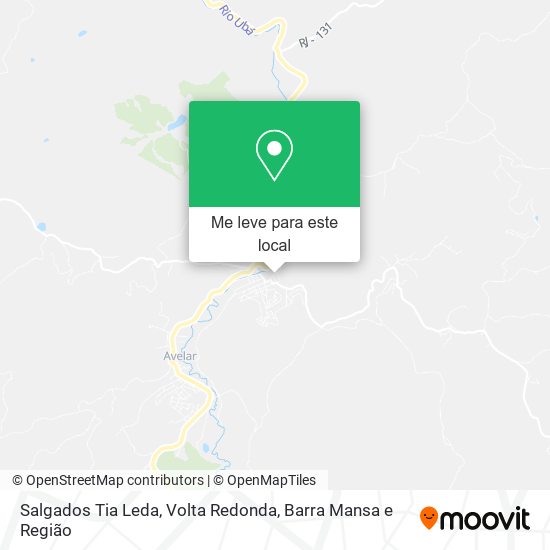 Salgados Tia Leda mapa