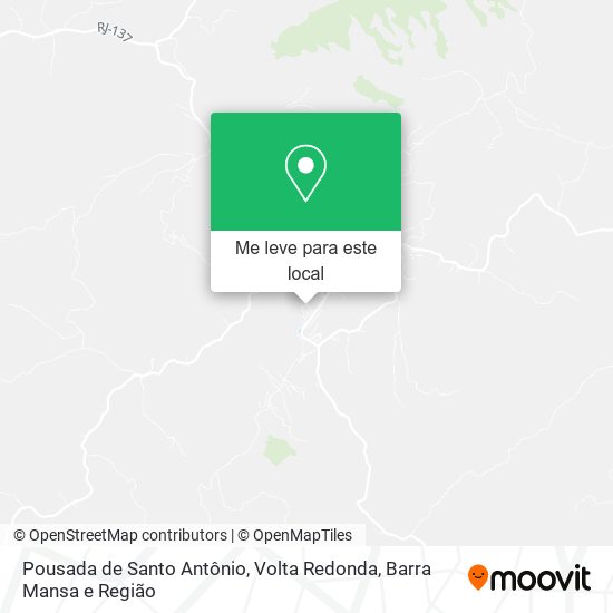Pousada de Santo Antônio mapa