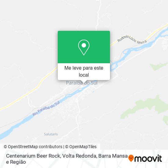 Centenarium Beer Rock mapa