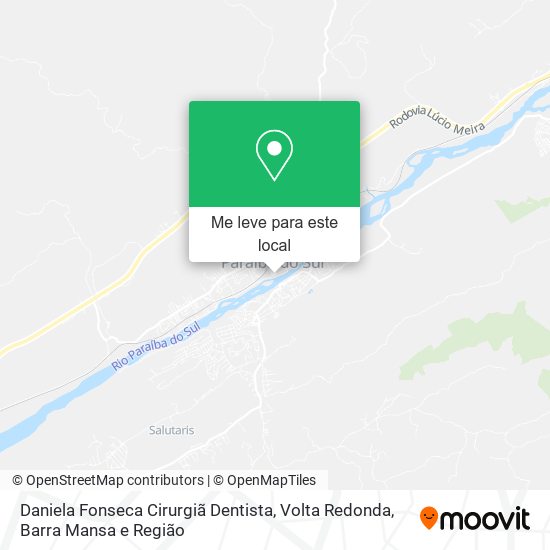 Daniela Fonseca Cirurgiã Dentista mapa