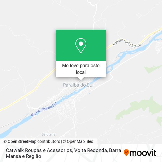 Catwalk Roupas e Acessorios mapa