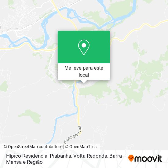 Hípico Residencial Piabanha mapa