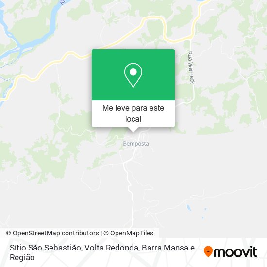 Sítio São Sebastião mapa